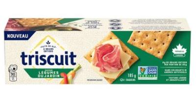 CB0121-OU : Triscuits CB0121-OU : Confiseries - Croustilles  - Craquelins Légumes Du Jardin TRISCUITS, CRAQUELINS légumes du jardin, 12 x 185g