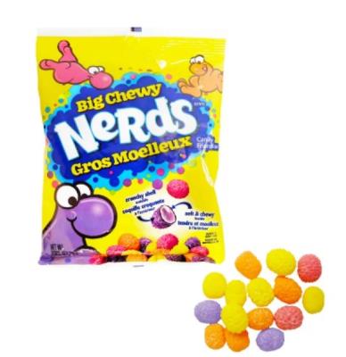 CG2298-OU : Nerds CG2298-OU : Confiseries - Bonbons - Bonbons Gros Moelleux NERDS ,BONBONS gros moelleux , 12 x 99g