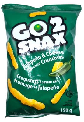 CG7225-OU : Go 2 snax CG7225-OU : Déjeuner et collations - Biscuits - Croq. Jala. & From. GO 2 SNAX,CROQ. JALA. & FROM., 12 x 150g