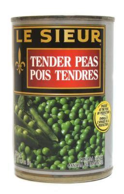 CL78-OU : Le sieur CL78-OU : Conserves et bocaux - Légumes - Pois Tendre LE SIEUR, POIS TENDRE,12 x 398ML