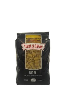 CN9317 : Terra di grano CN9317 : Pâtes, riz et nouilles - Macaroni - Ditali TERRA DI GRANO,DITALI,12 x 500G